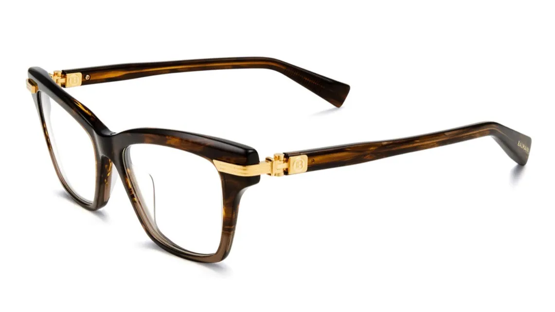 SENTINELLE III-Dark Brown Swirl / Light Brown Crystal / Gold