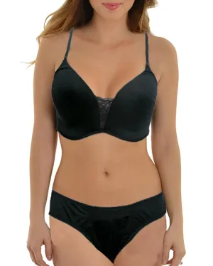 Sexy Black Bridal Bra Panty Set - Soft Padded Non Wired
