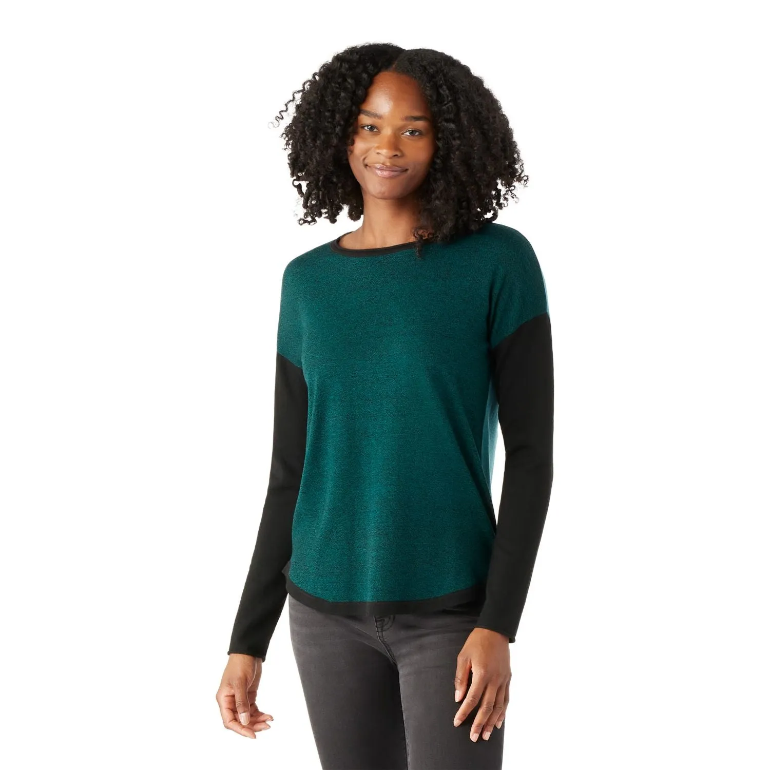 Shadow Pine Colorblock Crew Sweater (Women's) - SW016487