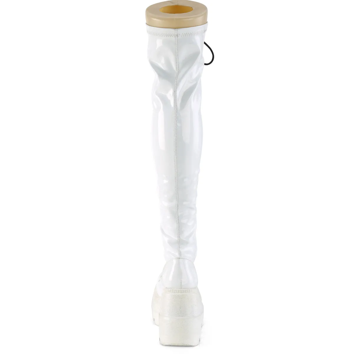 SHAKER-374  White Hologram Stretch Patent