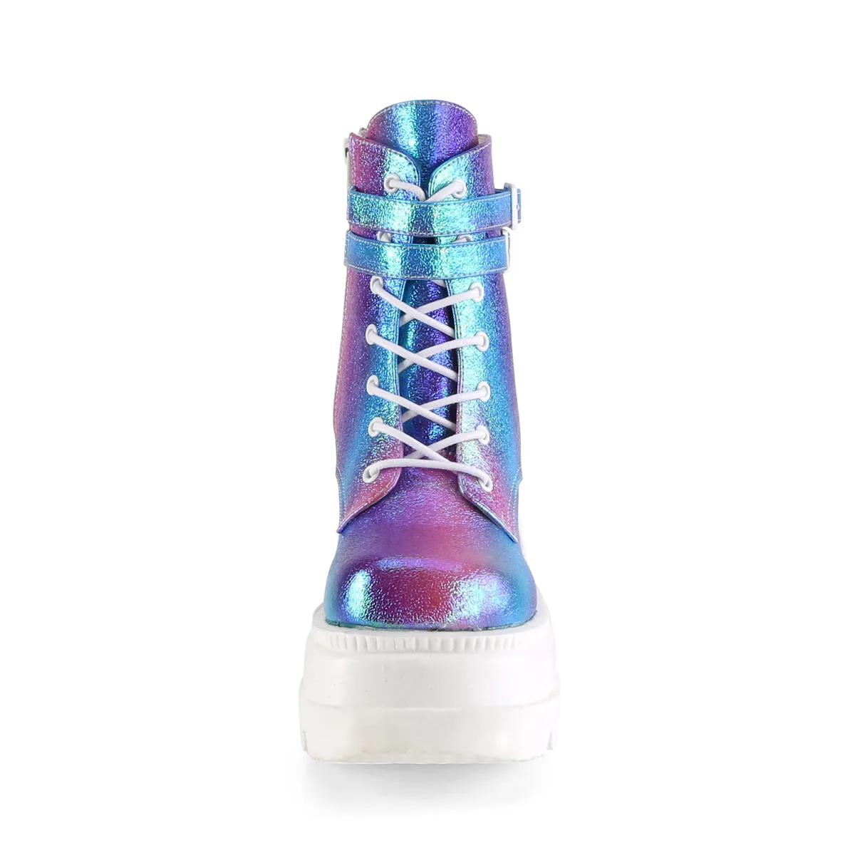 SHAKER-52  Purple Multi Iridescent Vegan Leather