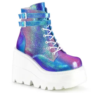 SHAKER-52  Purple Multi Iridescent Vegan Leather