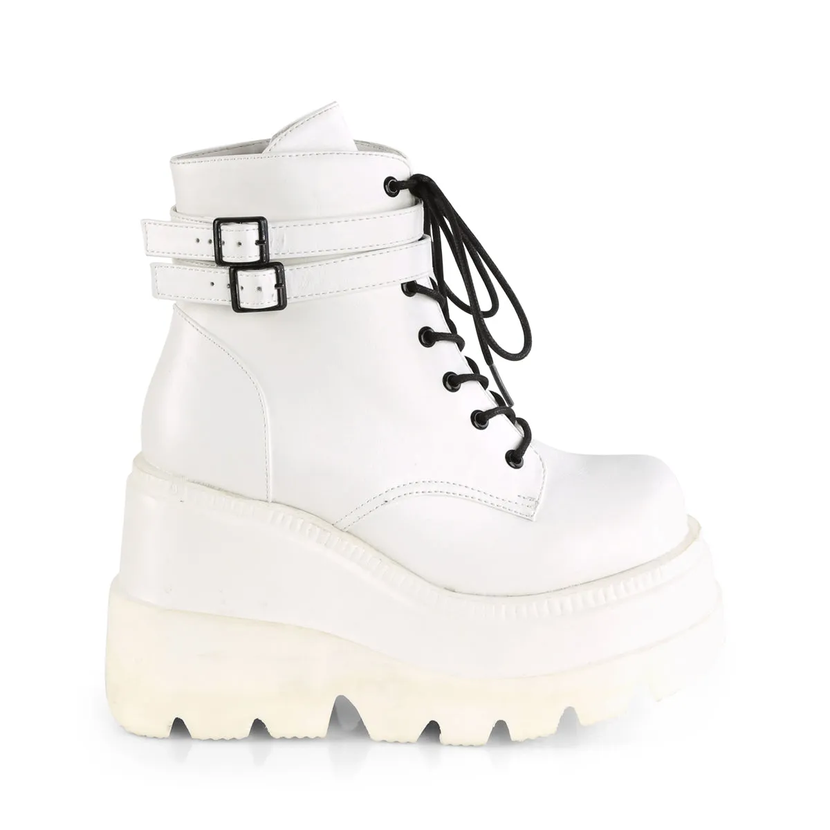 SHAKER-52  White Vegan Leather