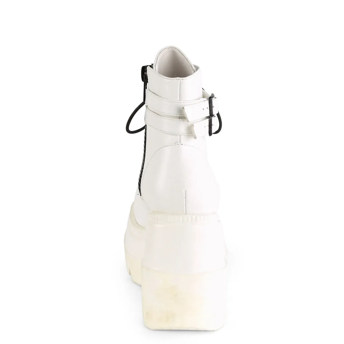 SHAKER-52  White Vegan Leather