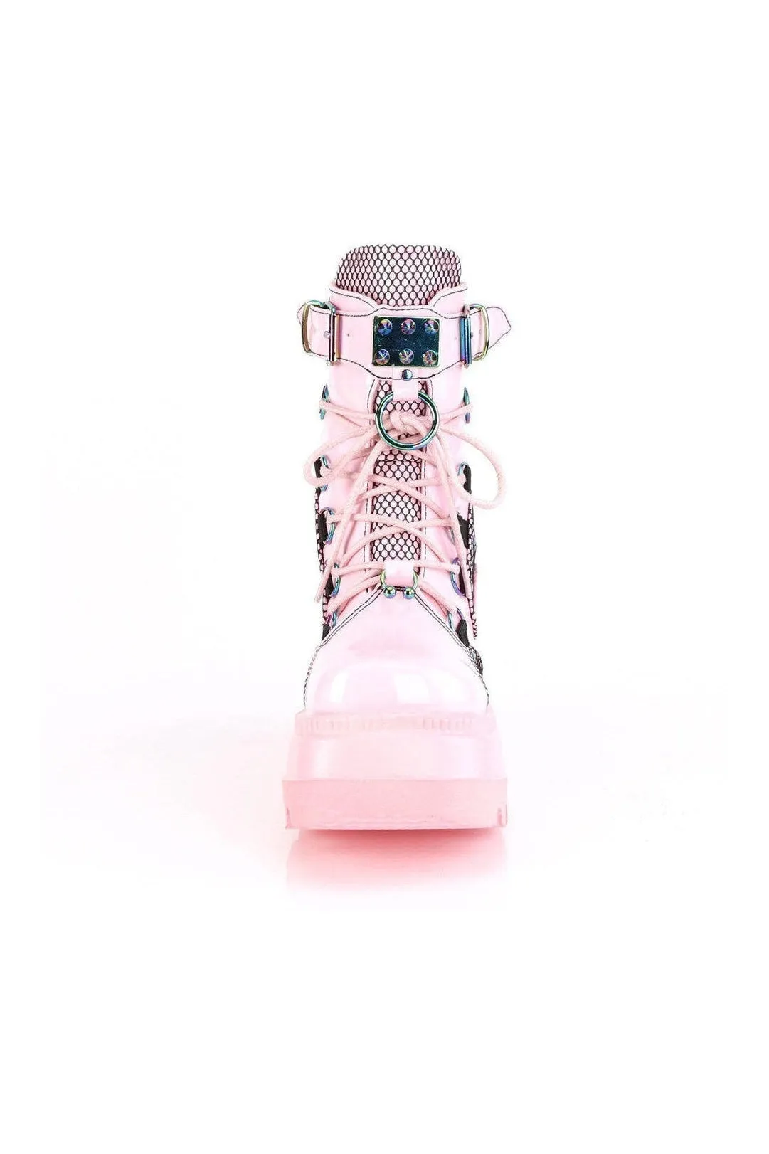 SHAKER-60 Ankle Boot | Hologram Faux Leather