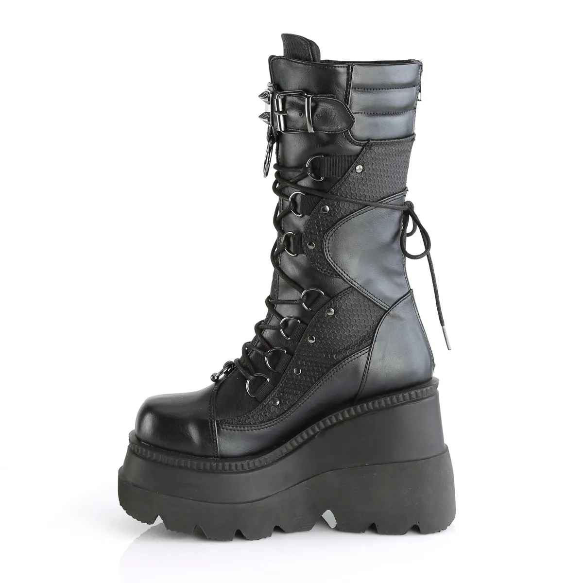 SHAKER-70  Black Vegan Leather