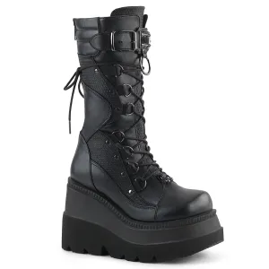 SHAKER-70  Black Vegan Leather