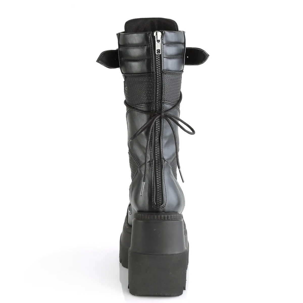 SHAKER-70  Black Vegan Leather