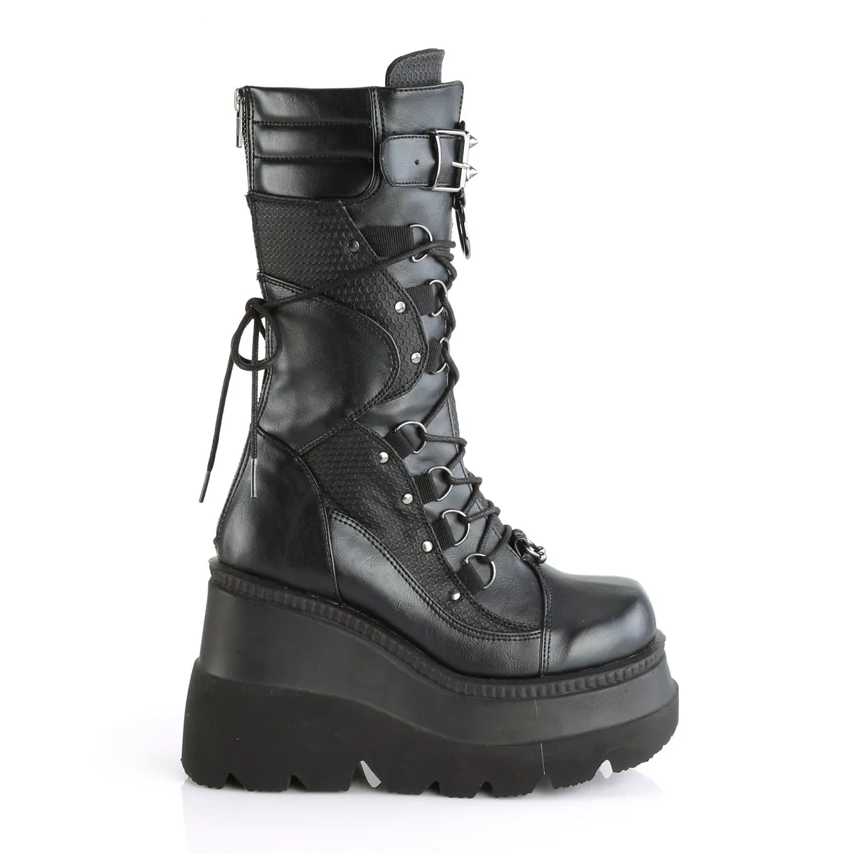 SHAKER-70  Black Vegan Leather
