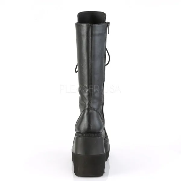 SHAKER-72  Black Vegan Leather