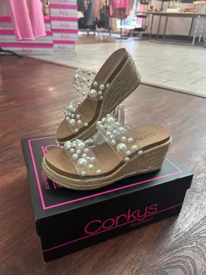 She’s Here Wedges: Pearl