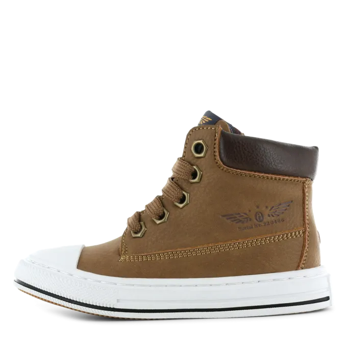 Shoesme Cognac Leather Boots