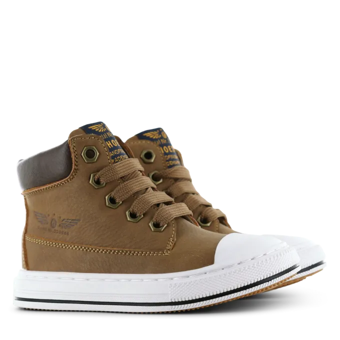 Shoesme Cognac Leather Boots