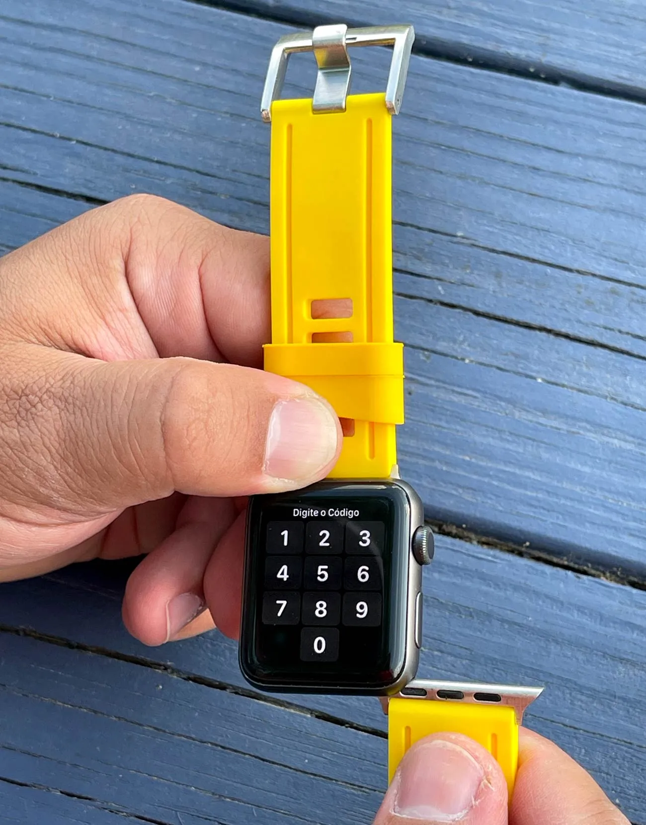 Silicon-Rubber Watch Band Strap for Apple® Watch