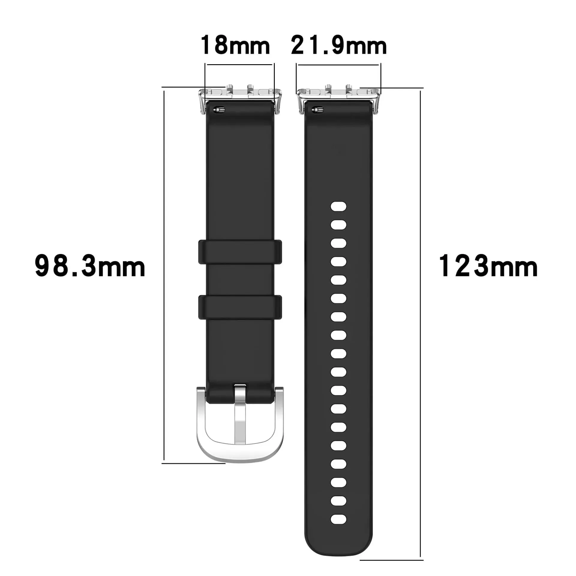 Silicone Sports Watch Band For Samsung Fit 3
