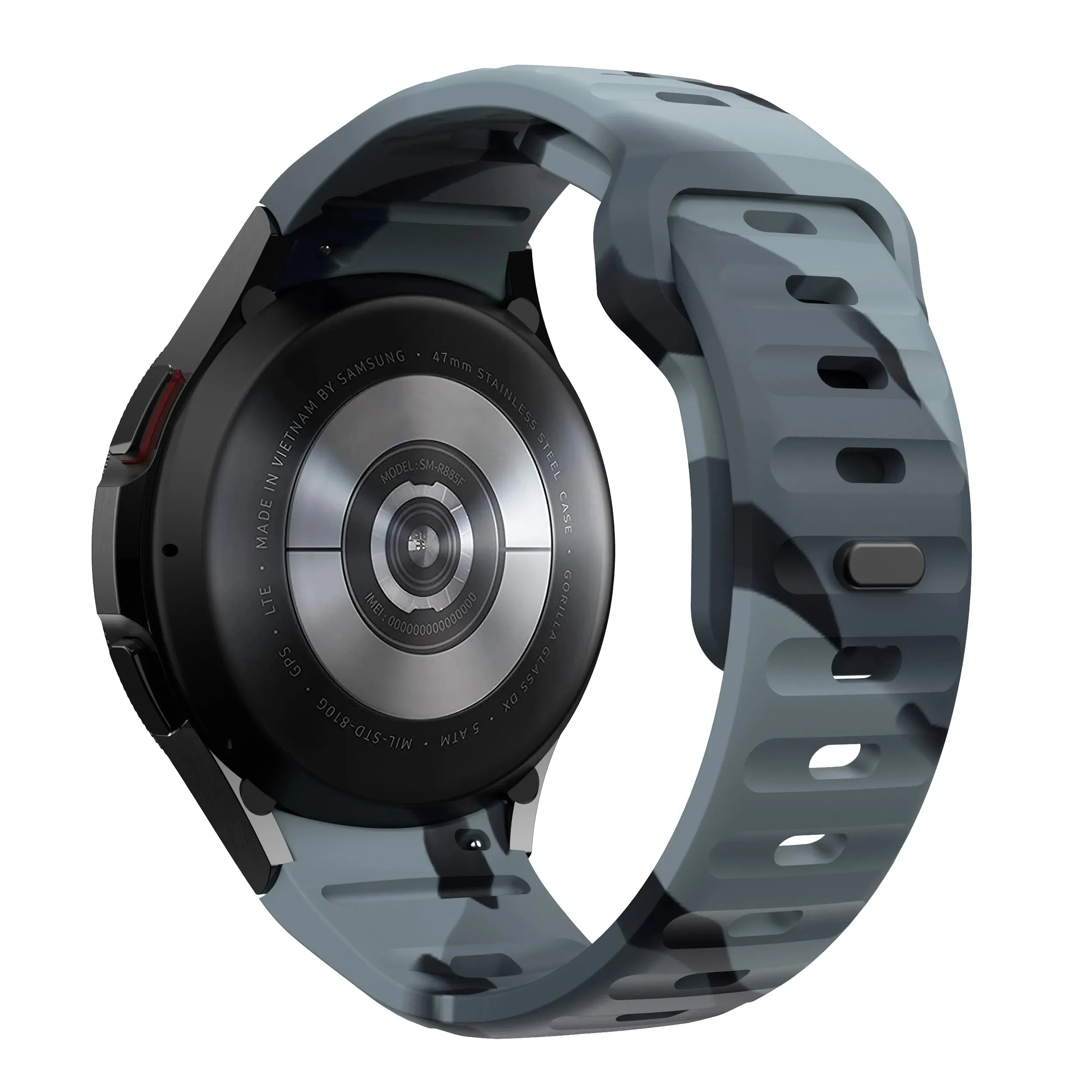 Silicone Striped Strap for Samsung Galaxy Watch