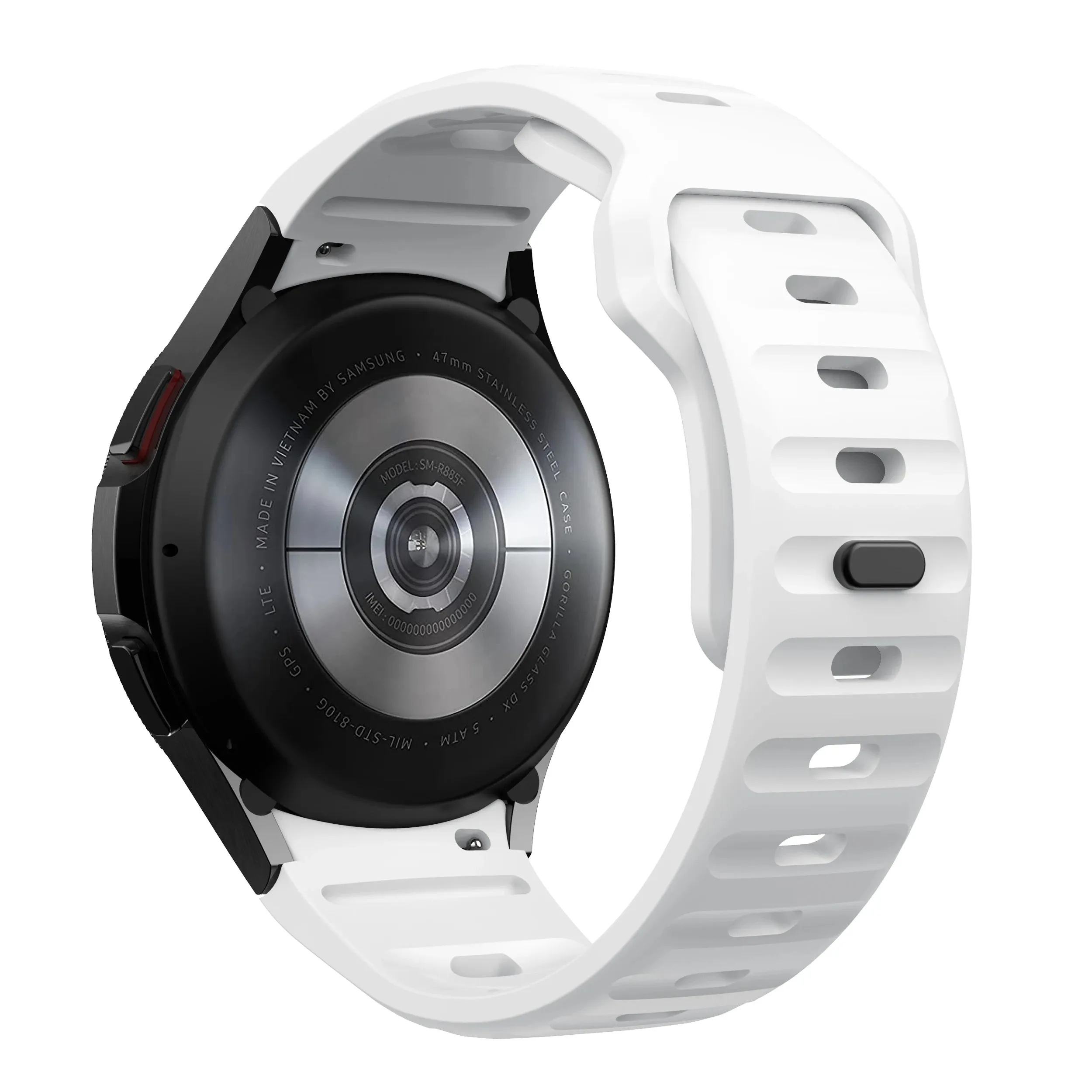 Silicone Striped Strap for Samsung Galaxy Watch