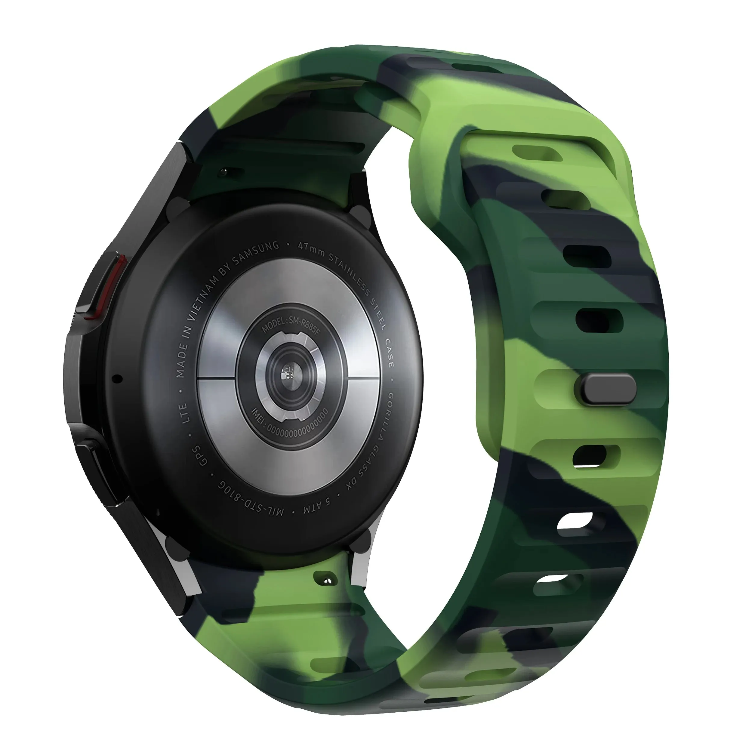 Silicone Striped Strap for Samsung Galaxy Watch