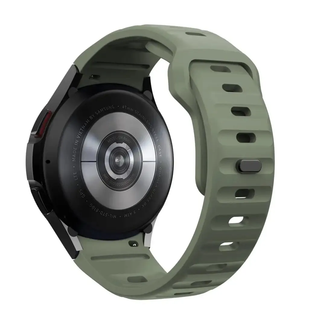 Silicone Striped Strap for Samsung Galaxy Watch