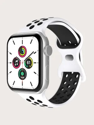 Silicone Watchband - White