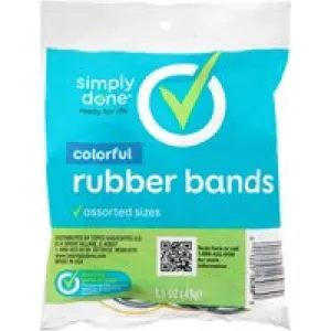 Simply Done Rubber Bands 43g