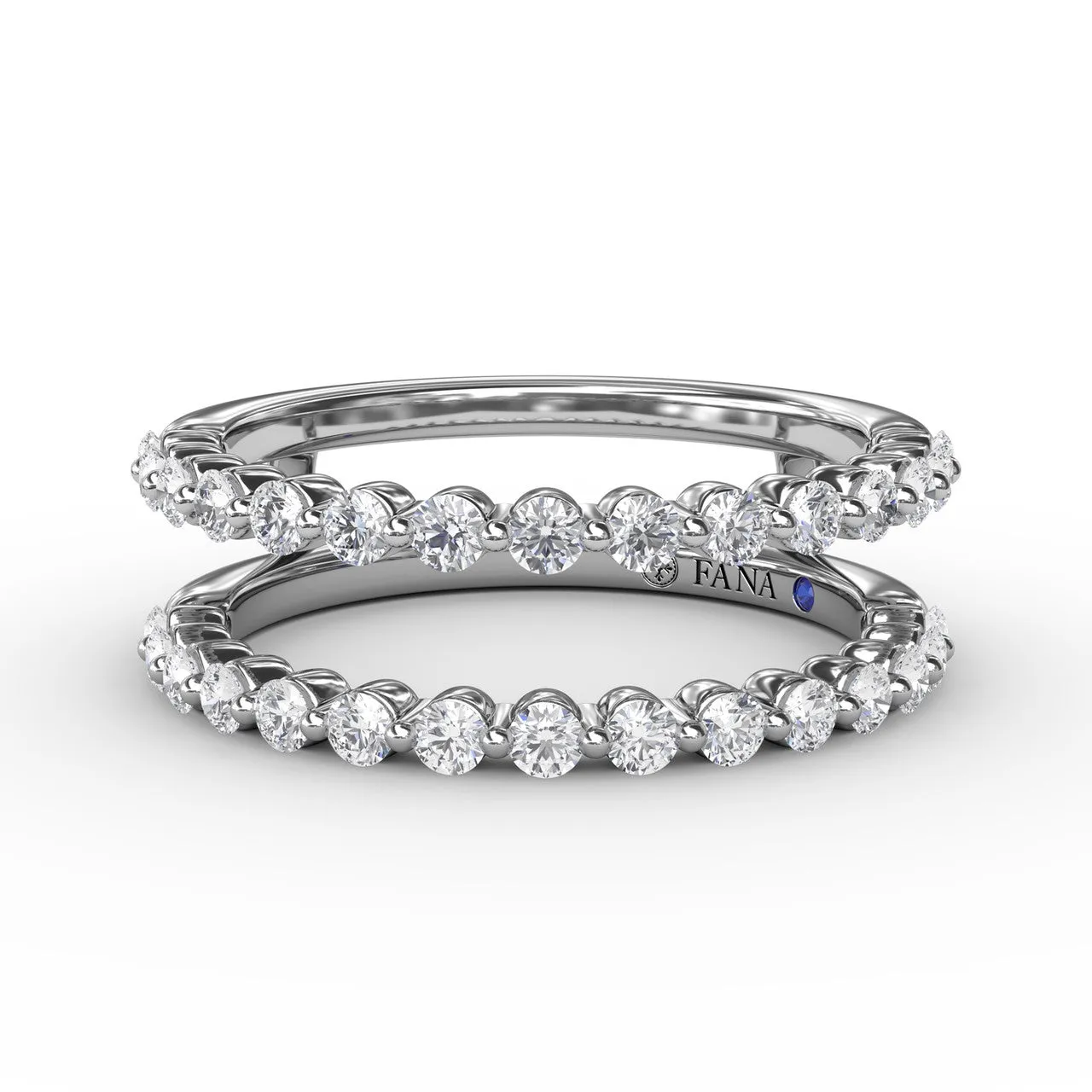 Single Prong Diamond Insert Ring