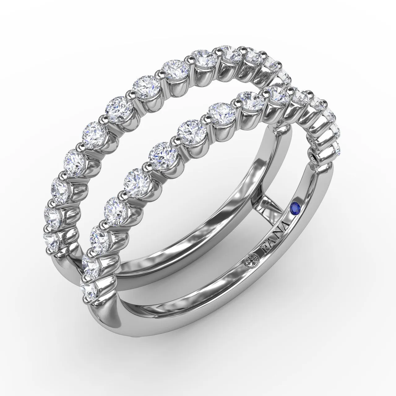 Single Prong Diamond Insert Ring