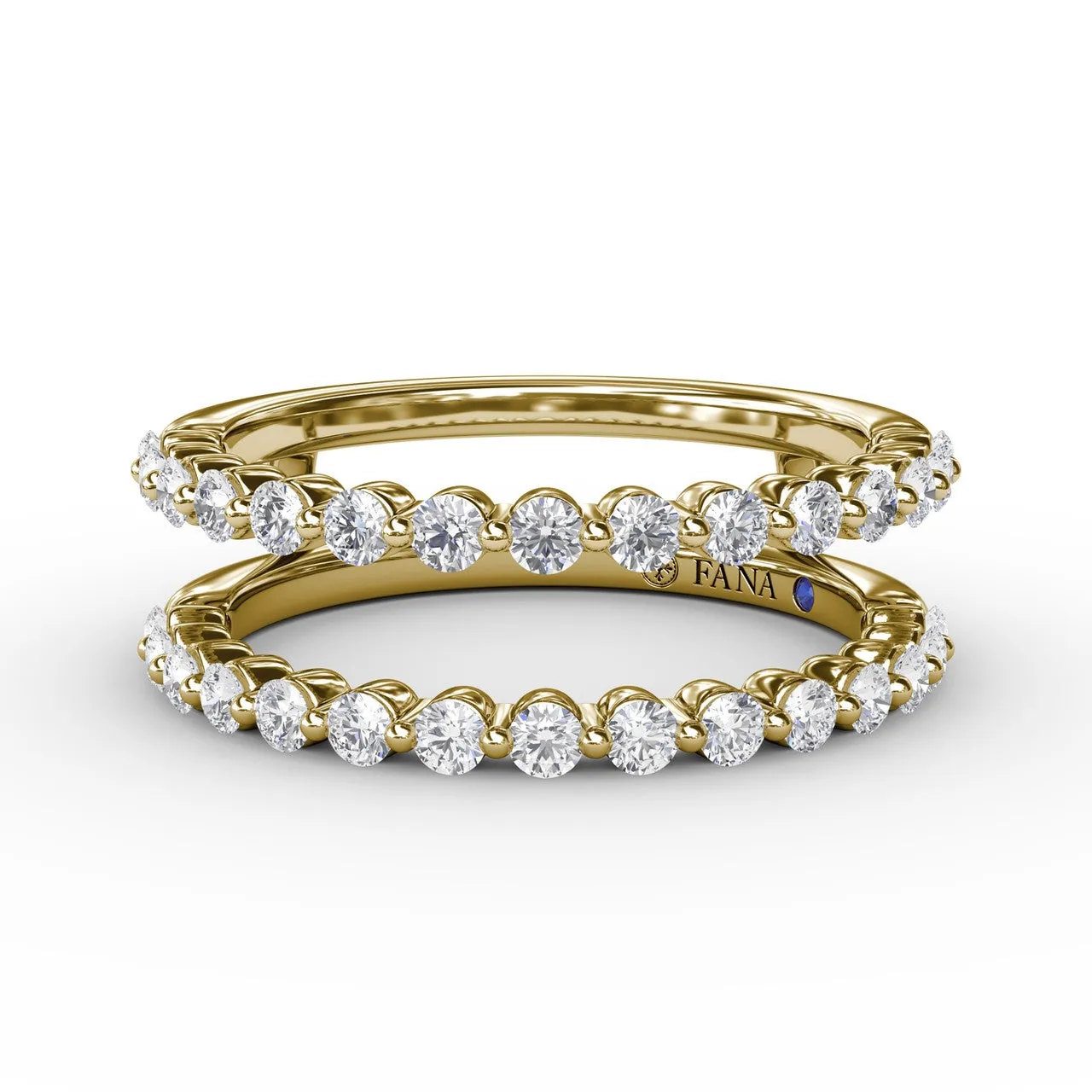 Single Prong Diamond Insert Ring