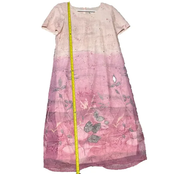 S.L. Fashions Vintage Elegant Purple Ombré Maxi Floral Dress Women’s 14