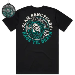 SLAM SANCTUARY BAGS 'TIL DEATH T-SHIRT   AIR FRESHENER
