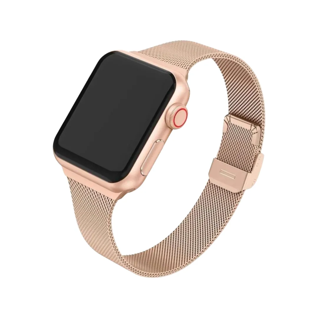 Slim Milanese Apple Watch Band