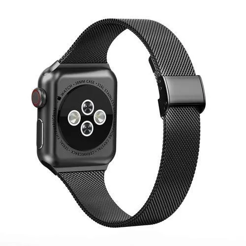 Slim Milanese Apple Watch Band