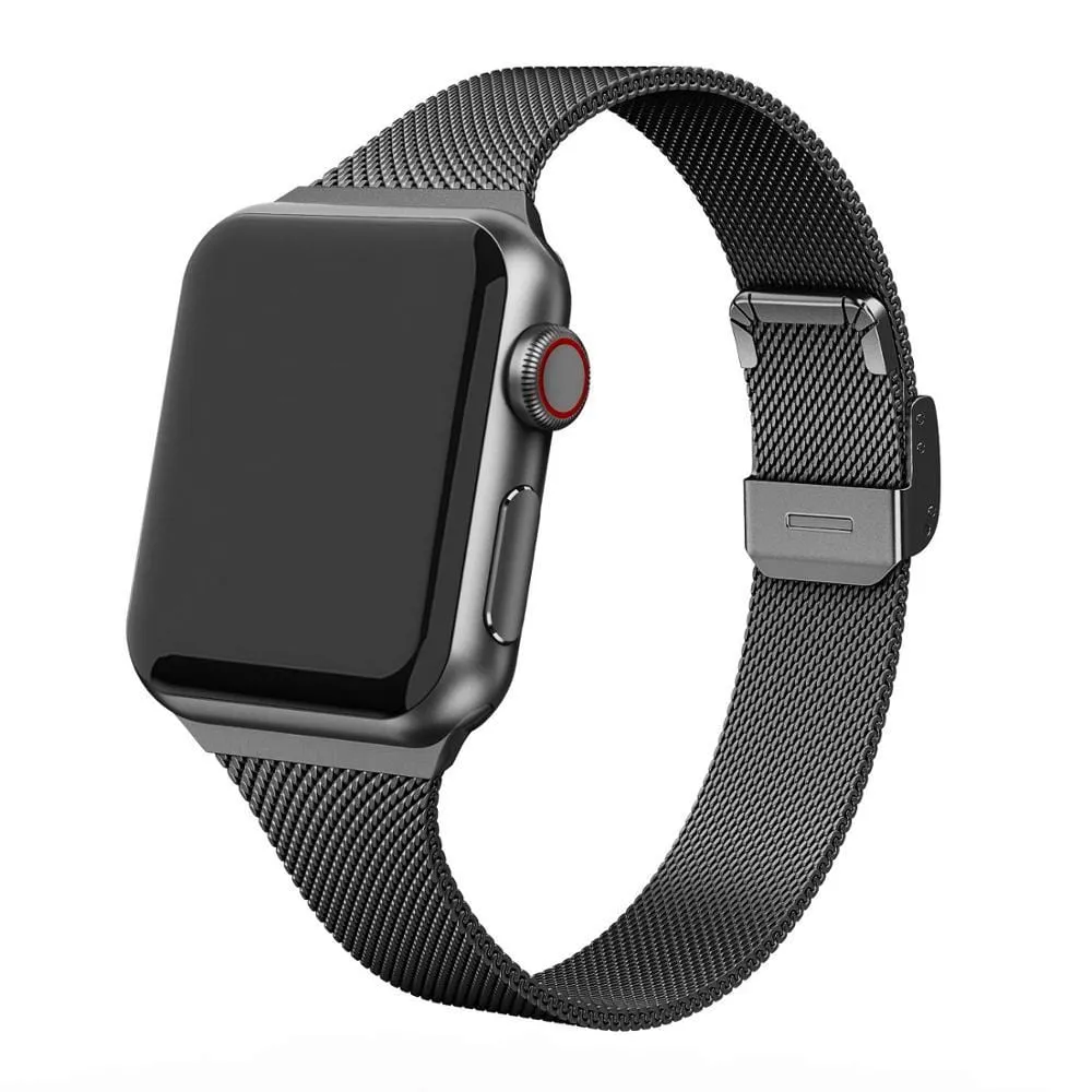Slim Milanese Stainless Steel Watch Band