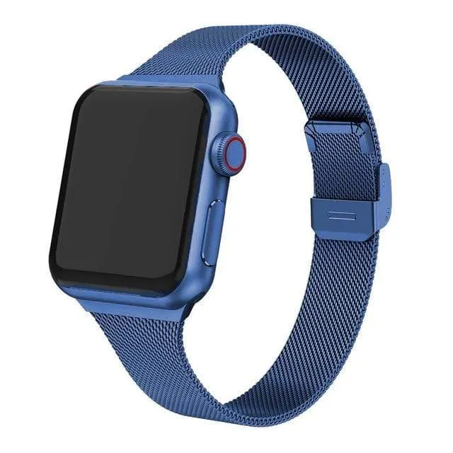 Slim Milanese Stainless Steel Watch Band