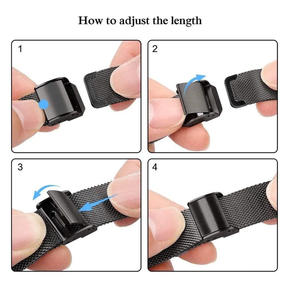 Slim Milanese Stainless Steel Watch Band