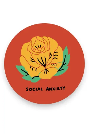 Social Anxiety Sticker