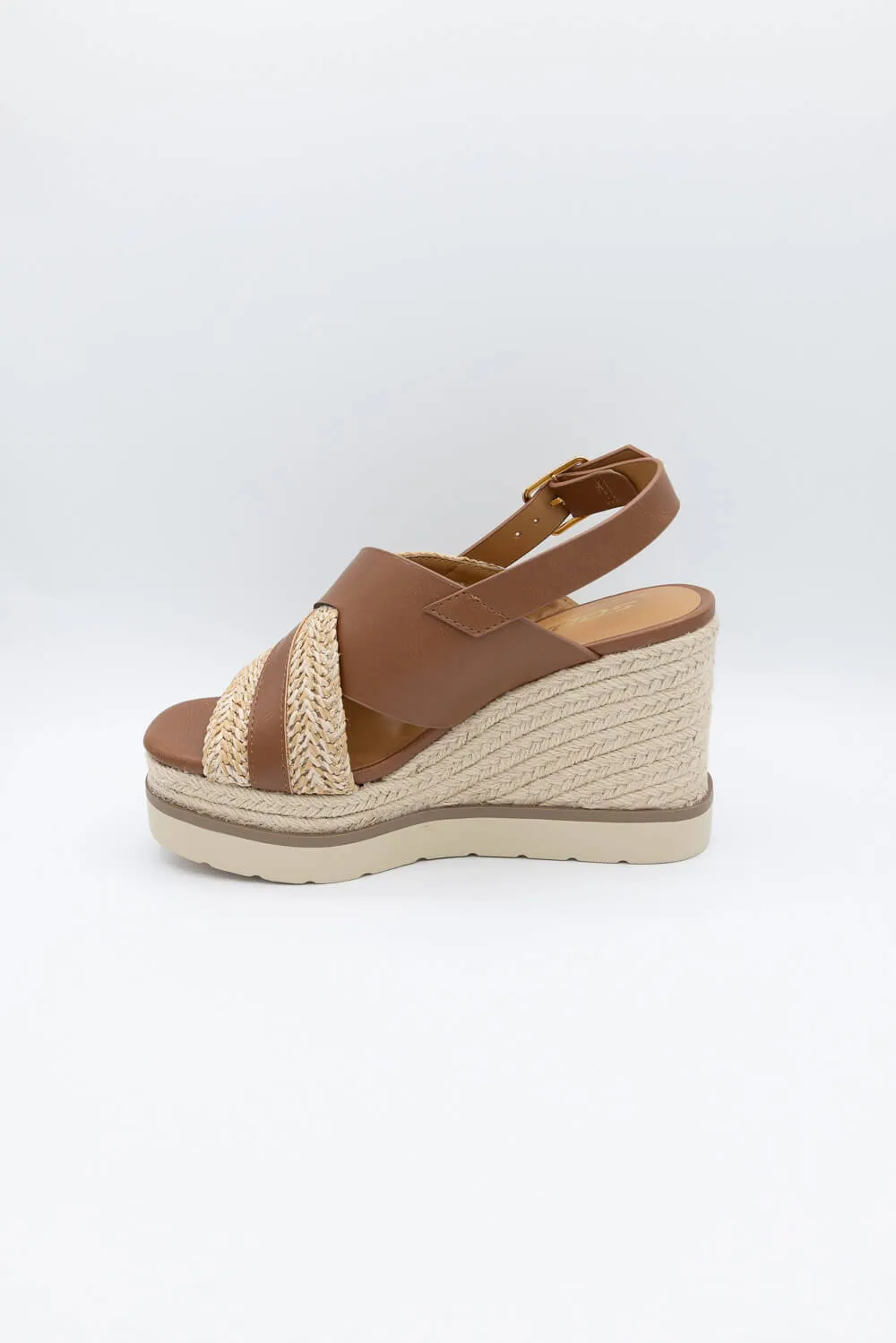 Soda Almo Rope Wedges for Women in Tan | ALMO-S MID TAN