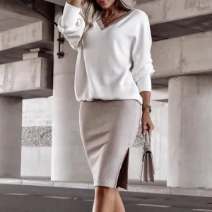 Sofia – Elegant Cotton Blend Women’s Office Set