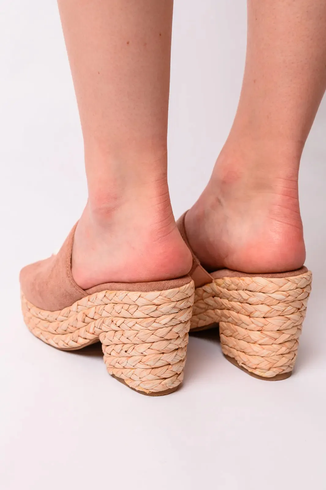 Solstice Espadrille Wedge in Blush