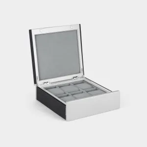 SPENCE 6 WATCH BOX - BLACK / GREY