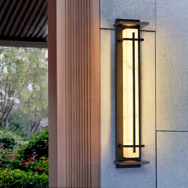 Square Strip Outdoor Wall Lamp