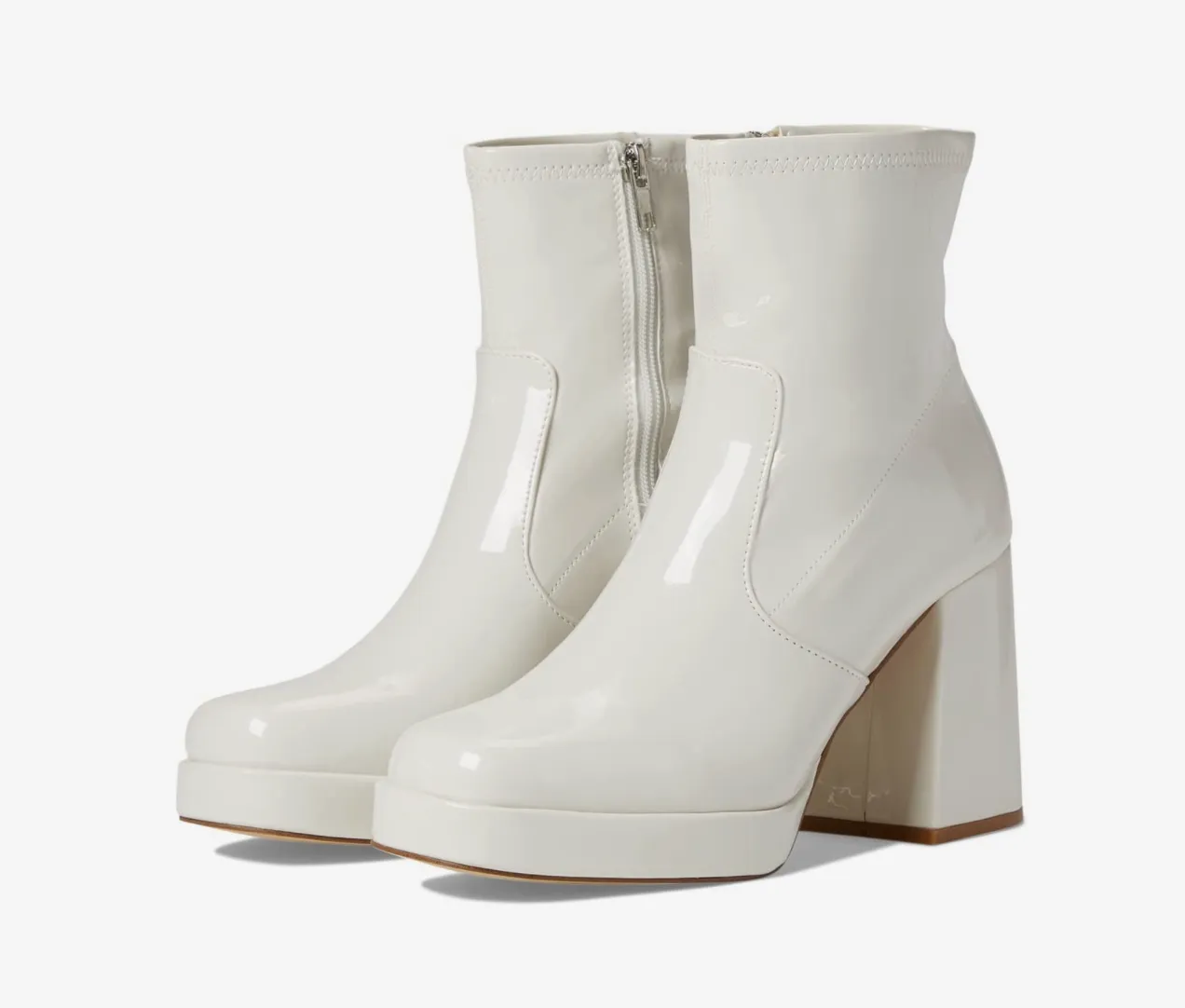 Square Toe Platform Bootie