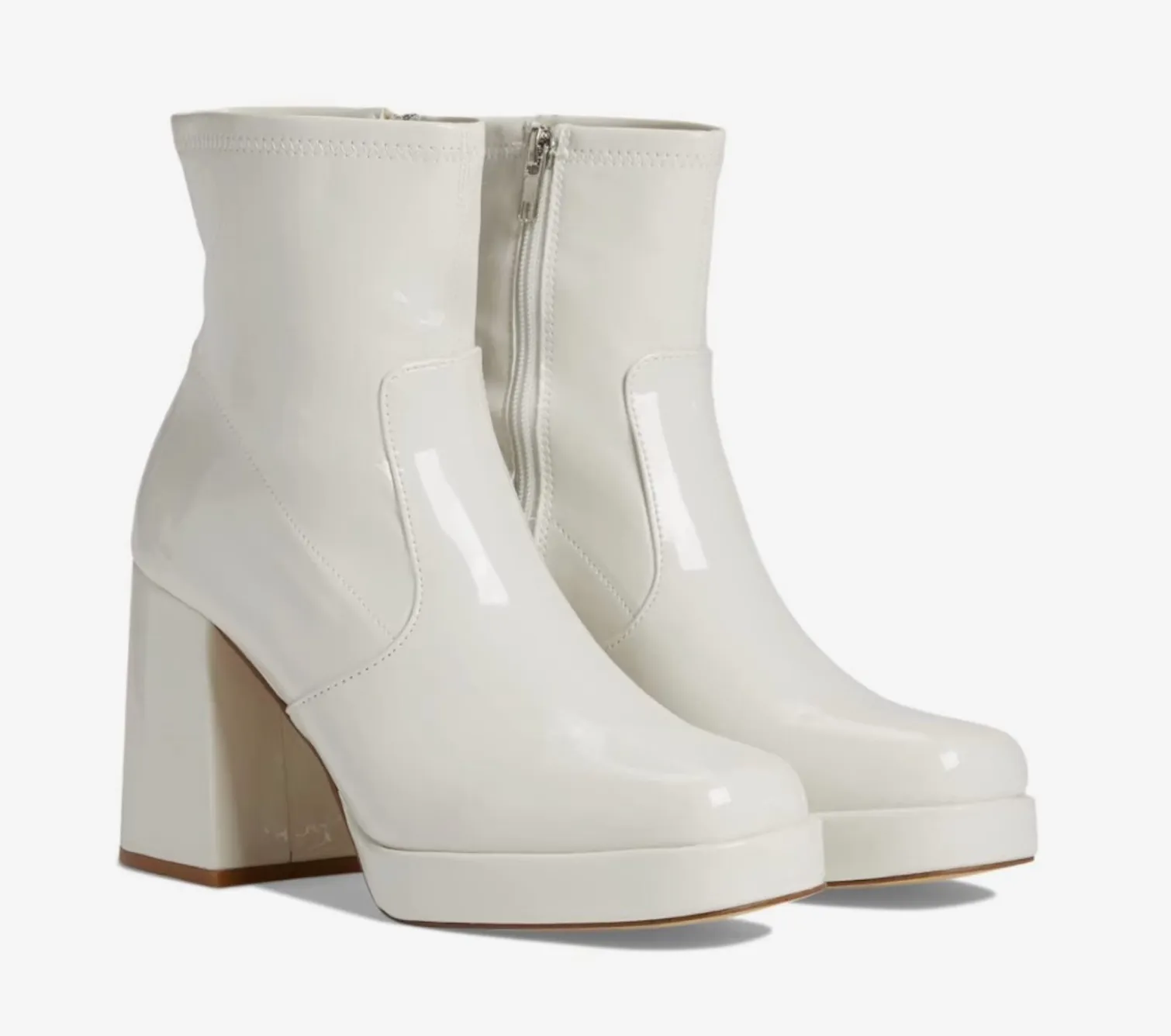 Square Toe Platform Bootie