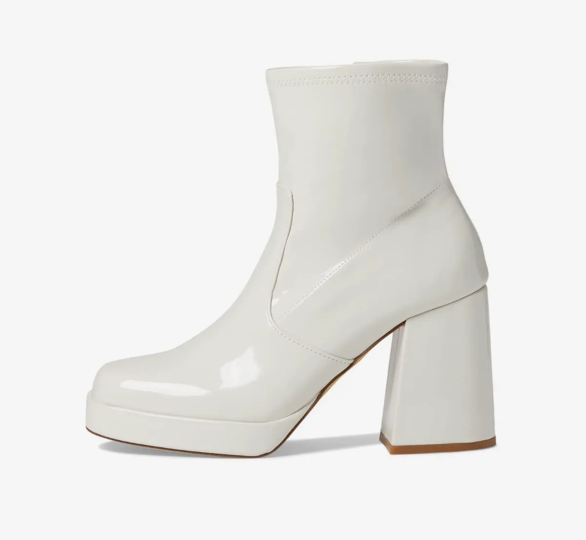 Square Toe Platform Bootie