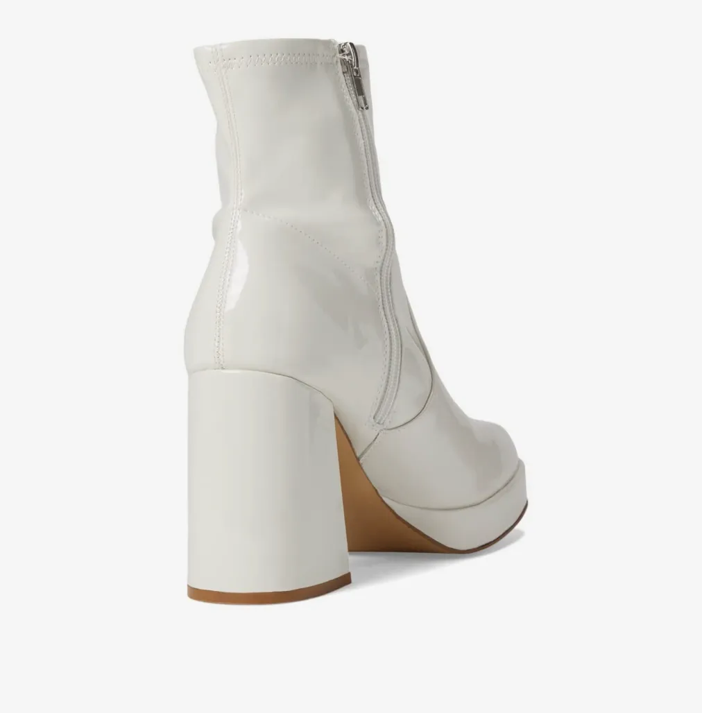 Square Toe Platform Bootie