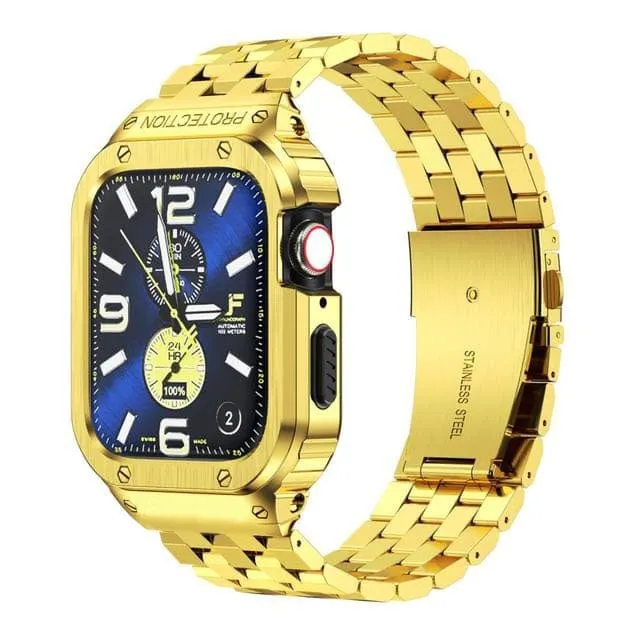 Stainless Steel Bracelet Watch Band With Shockproof Case