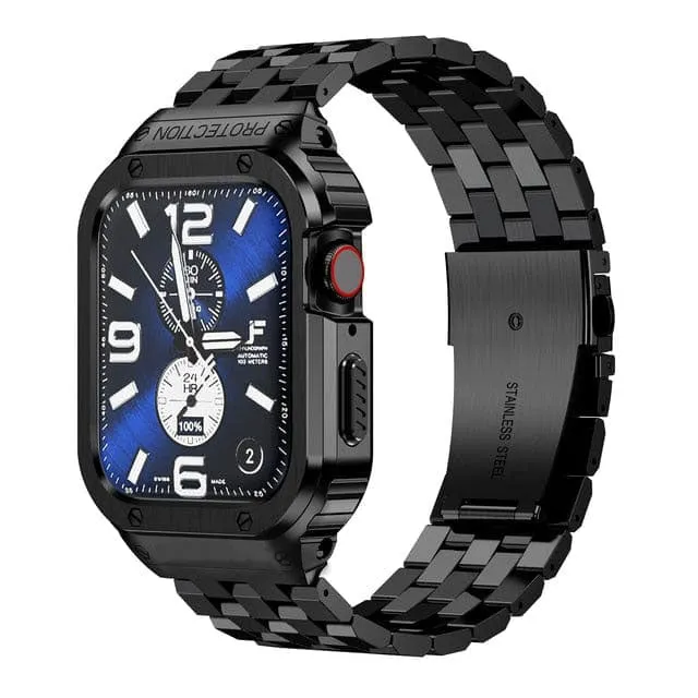 Stainless Steel Bracelet Watch Band With Shockproof Case