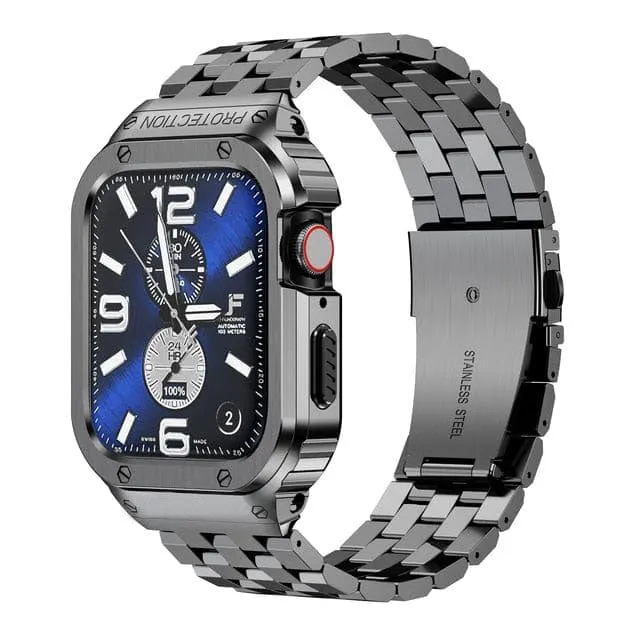 Stainless Steel Bracelet Watch Band With Shockproof Case