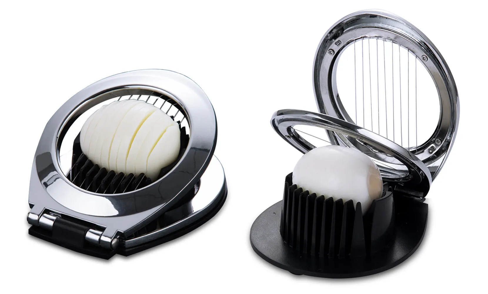 Stainless Steel Heavy Duty Wire Egg And Fruit Slicer Cutter Chopper Slicer - Dishwasher Safe