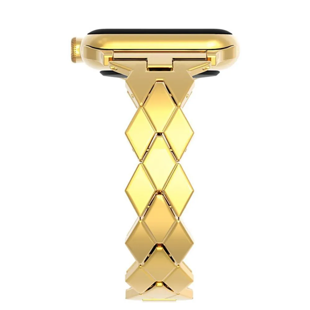 Stainless Steel Rhombus Design Bracelet - Clearance